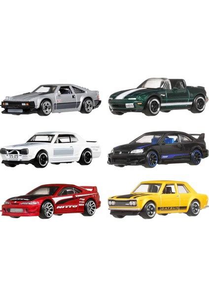 Hot Wheels Hot Wheels Japon Temalı lı Araba Seti JBY OnuAl