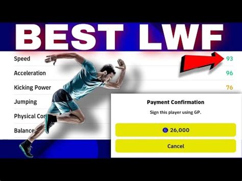 93 Speed 96 Acceleration Cheapest LWF EVER 26000 GP EFootball