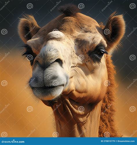 Camel Face Close Up Portrait Stock Image Image Of Mammal Portrait 270815779