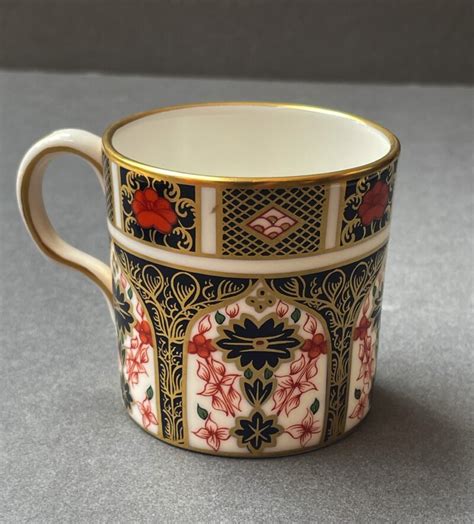 Royal Crown Derby 1128 Old Imari Pattern Demi Tasse Cups And Saucers Sold Separately