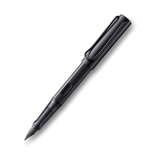 Lamy AL Star Fine Nib Fountain Pen Aluminium Matt Black Metallic