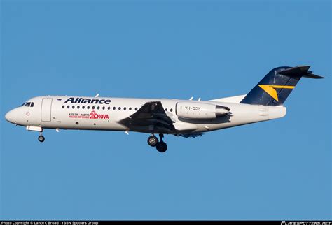 VH QQX Alliance Airlines Fokker 70 F28 Mark 0070 Photo By Lance C