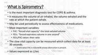 Spirometry Vs Peak Expiratory Flow Rate PPT