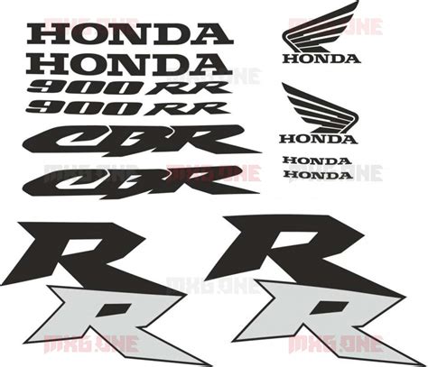 Honda Cbr Rr Stickers Set Mxg One Best Moto Decals