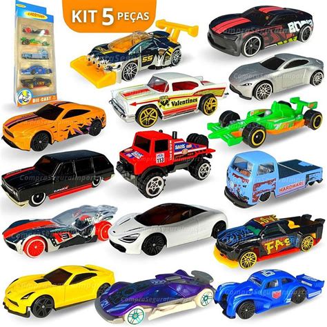 Kit Carrinhos De Ferro Carro Brinquedo Miniaturas Coleção F114 Loja