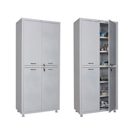 Шкаф медицинский металлический МД 2 1780/SS дверки металл