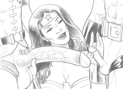 New Wonder Woman Dynamic Duo Dick Decision Sketch By Highheeledjill Hentai Foundry