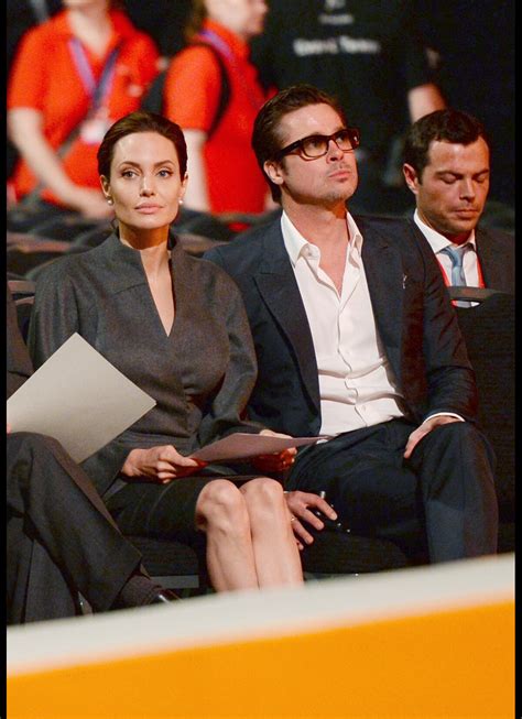 Photo Angelina Jolie Et Brad Pitt Conférence Pour La Prévention