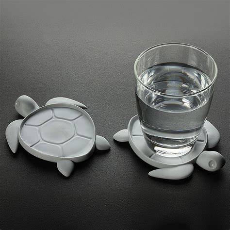 Подставка под стаканы Save Turtle (Серый) (Qualy) купить по цене 750 ...