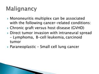 Mononeritis multiplex | PPT