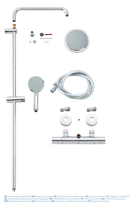 Grohe New Tempesta Cosmopolitan Regendoucheset Chroom Saniweb Nl