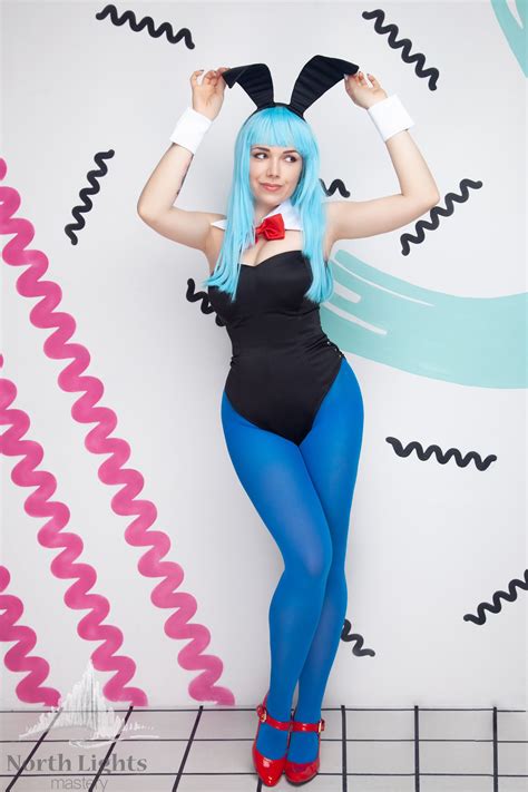 Bulma Bunny Girl Bodysuit Cosplay Costume Etsy