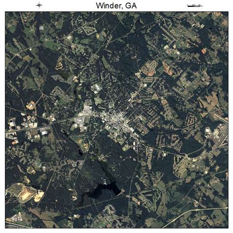 Aerial Photography Map of Winder, GA Georgia