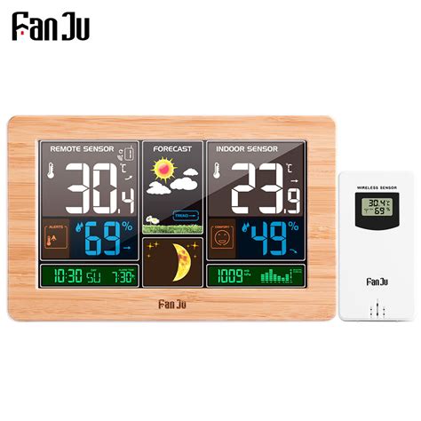 Fanju Fj Digital Alarm Clock Wall Weather Stat Grandado