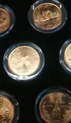 My 24 Carat Gold Plated Quarters YouTube