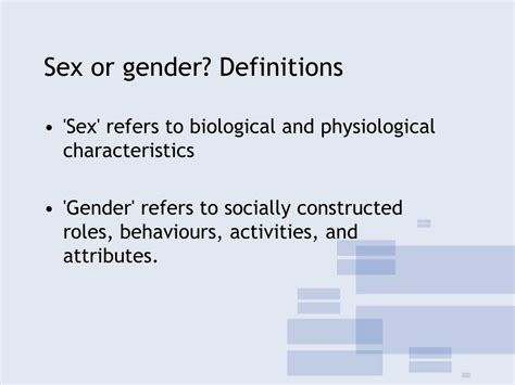 PPT Measuring Sex Gender Gender Identity PowerPoint Presentation