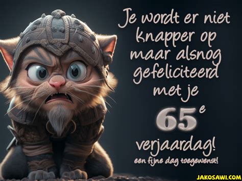 Jakosawi E Cards 65 Jaar Lelijk