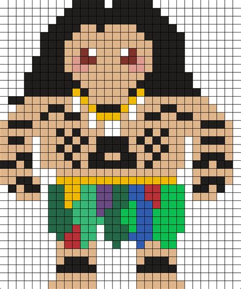 Disney Moana And Maui Characters Made From Perler Beads Perler Beads