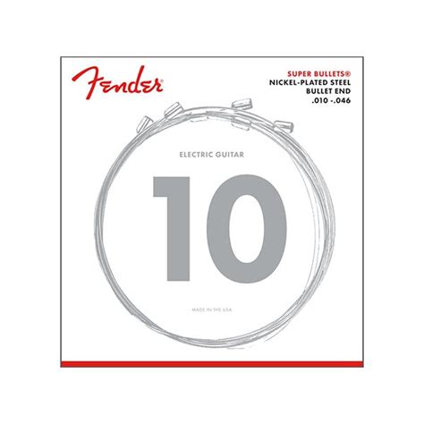 Fender Super Bullet Strings Nickel Plated Steel Bullet End