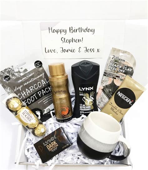 Luxury Mens Pamper Hamper Gift Self Care Hug In A Box Get Well Soon