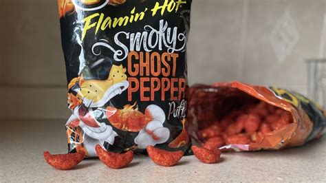 Cheetos Flamin Hot Smoky Ghost Pepper Puffs Review This New Snack Won