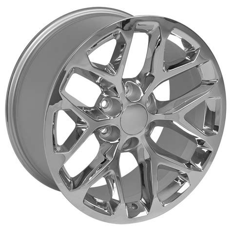 Snowflake Wheel Gmc Sierra Rim Cv98 20x9 Chrome Snowflake Rim