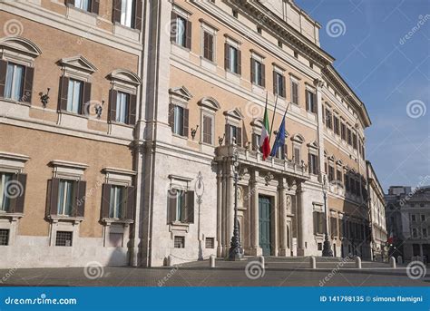 View of Palazzo Montecitorio Editorial Image - Image of citatorius, government: 141798135