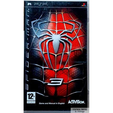 Sony Psp Spider Man 3 Activision O Briens Retro And Vintage