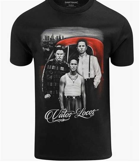 Vatos Locos Mens Blood In Blood Out Shirt Chicano Heritage Tribute Tee