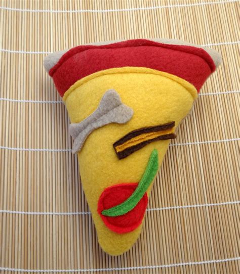 Squeaky Pizza Dog Toy Etsy Dog Toys Pet Toys Plush Dog Toys