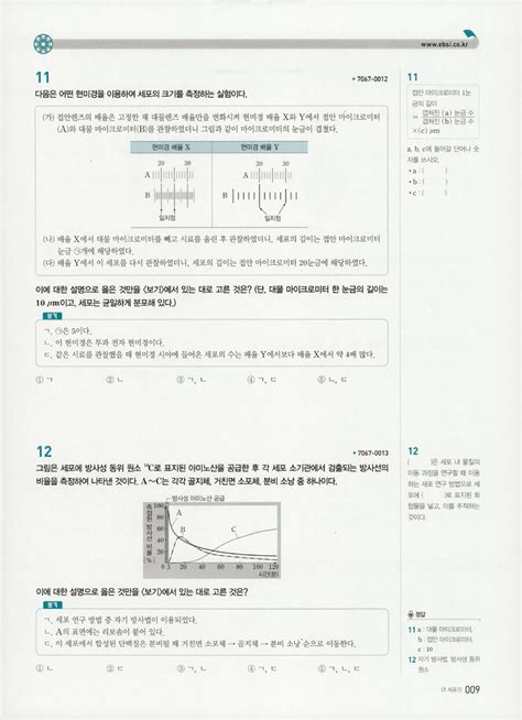 알라딘 미리보기 Ebs 수능완성 과학탐구영역 생명과학 2 2017년