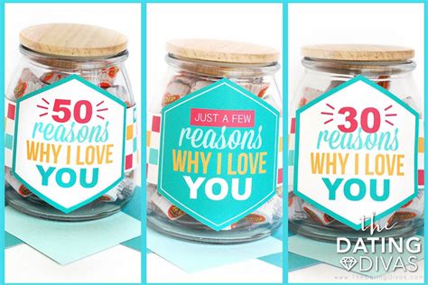 Reasons Why I Love You Jar Gift Ideas The Dating Divas