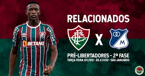 Fluminense Anuncia A Lista De Relacionados Para O Jogo Decisivo Contra