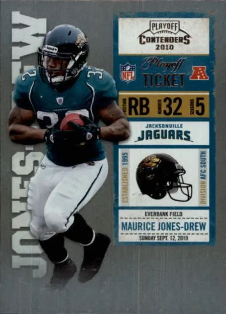 CARTE DE FOOTBALL 2010 Playoff Contenders Playoff 44 Maurice Jones