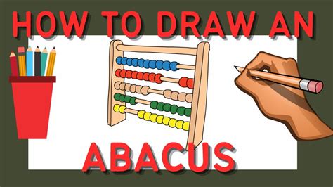 How To Draw An Abacus Step By Step Youtube