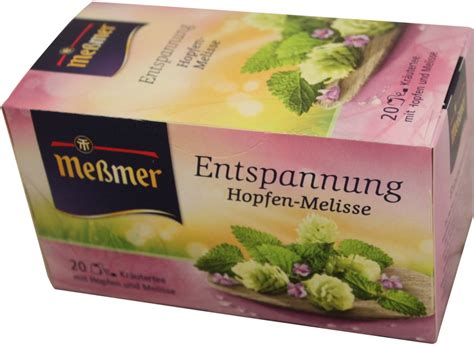 Messmer Entspannung Hopfen Melisse Kräutertee 20 Beutel saymo de