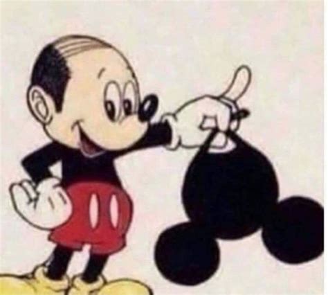 Cursed mickey mouse Blank Template - Imgflip