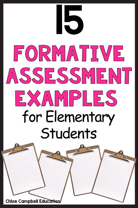 15 Formative Assessment Examples For Elementary Students Artofit