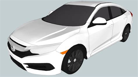 Carro Honda Civic 3d Warehouse