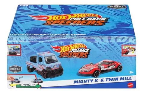 Hot Wheels Pull Back Speeders 1 43 Mighty K E Twin Mill Parcelamento Sem Juros