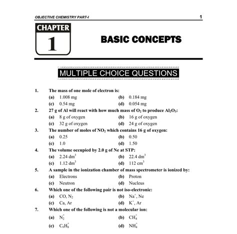 Holt Chemistry Concept Review Answers Chapter 1 3
