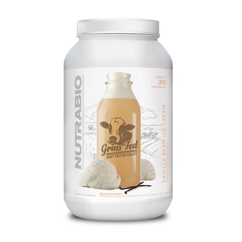 Grass Fed Whey Protein Isolate – NutraBio Brands