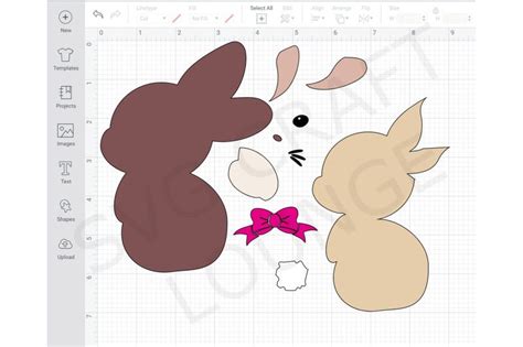 Bunny Tail Clipart Printable And Cut File Digital Download By Svg