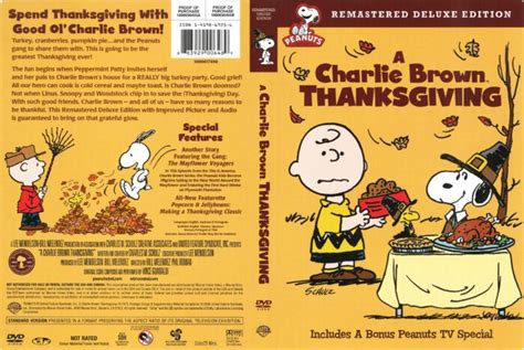 A Charlie Brown Thanksgiving Dvd Cover 2008 R1