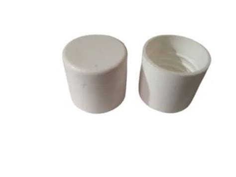 White Round Pharma Plastic Bottle Cap Packaging Type Packet 25mm