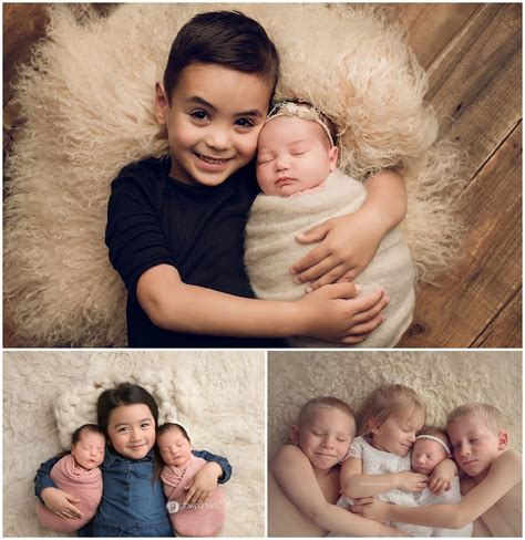 Newborn Poses with Siblings - The Milky Way