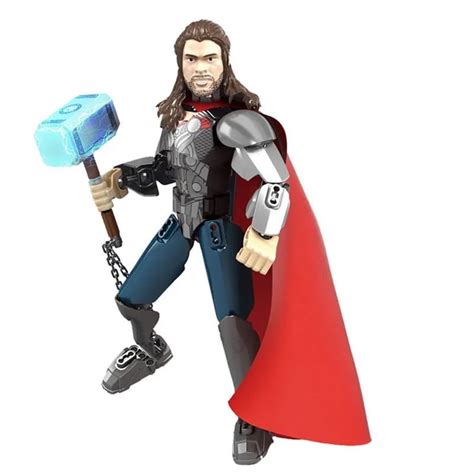 Klocki MARVEL Figurki ZESTAW SUPERBOHATER Postac THOR Snoopy Sklep Pl