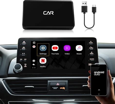 CARABC Adaptador inalámbrico CarPlay con Netflix adaptador de CarPlay