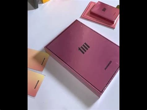 Pt 1 Mamamoo 12th Mini Album Mic On Unboxing All Ver YouTube