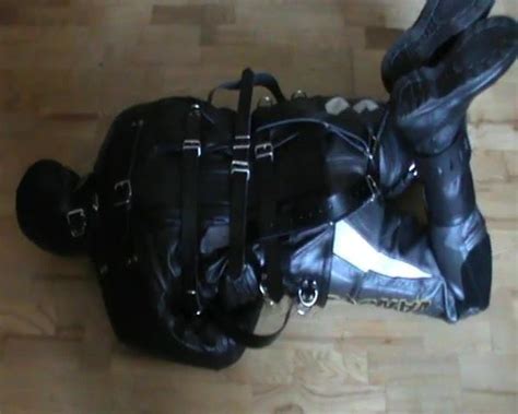 Leather Bikersuit And Leather Straitjacket Hungarian Gay BDSM Porn XHamster